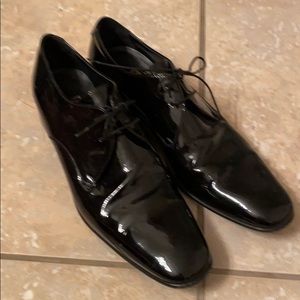 Salvatore Ferragamo patent leather shoes